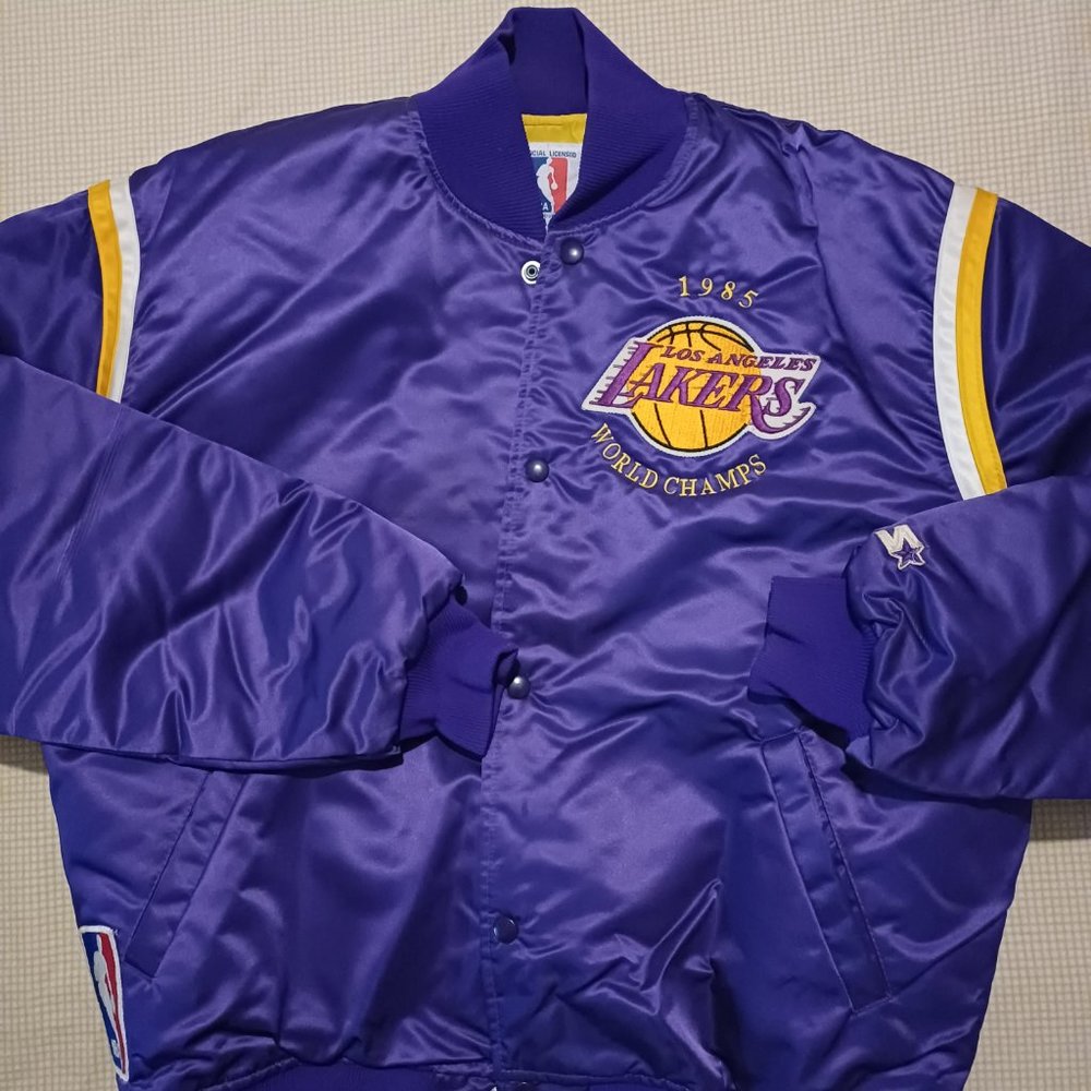 STARTER Purple and Yellow World Champs Jacket